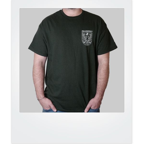 Frankfurt-Shirt flaschengrün (limitierte Kleinauflage) (nur noch M, XL und 2XL verfügbar)